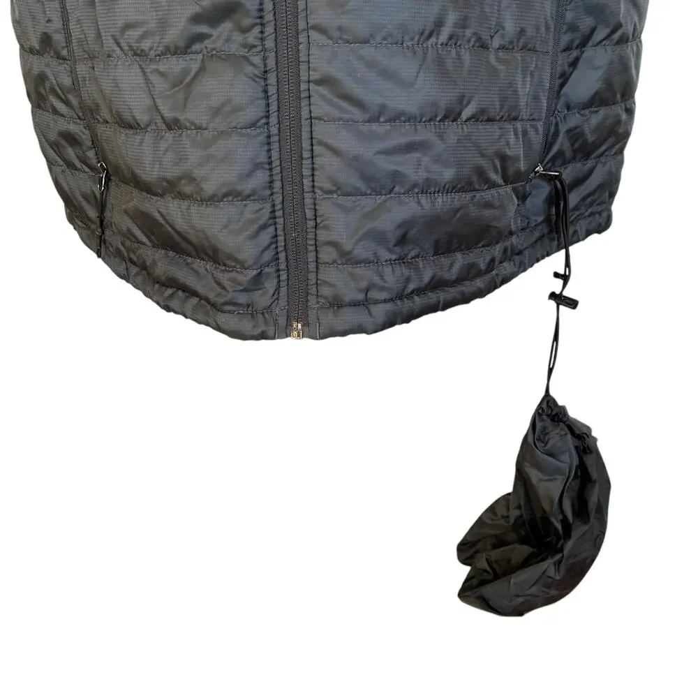 Port Authority Vest Women's XXL Black Packable Quilted Self Storage Bag Full Zip